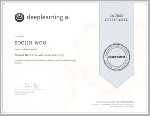 Neural Networks and Deep Learning Certificate